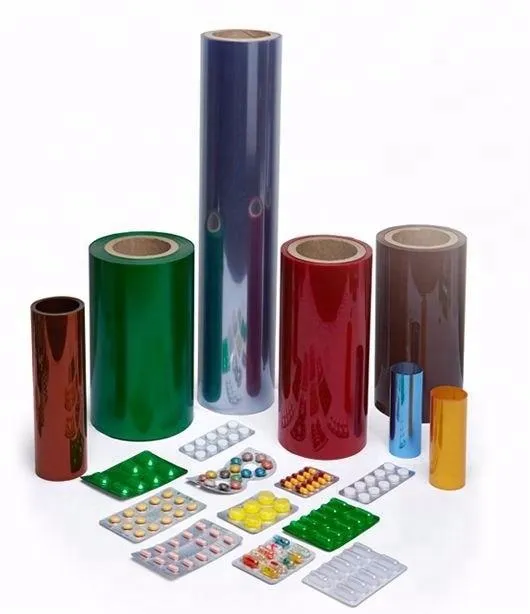 Blister Packaging Pharma PVC Rigid Film Plastic In Rolls